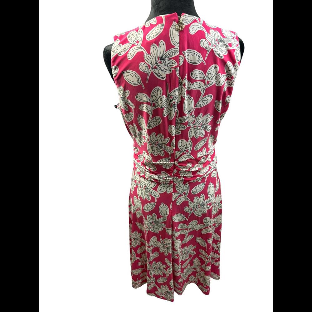Tommy Hilfiger Chic Floral Summer Dress - Pink and White Pattern - Picture 2 of 6